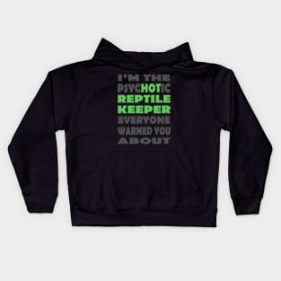 Hot Reptile Keeper Kids Hoodie